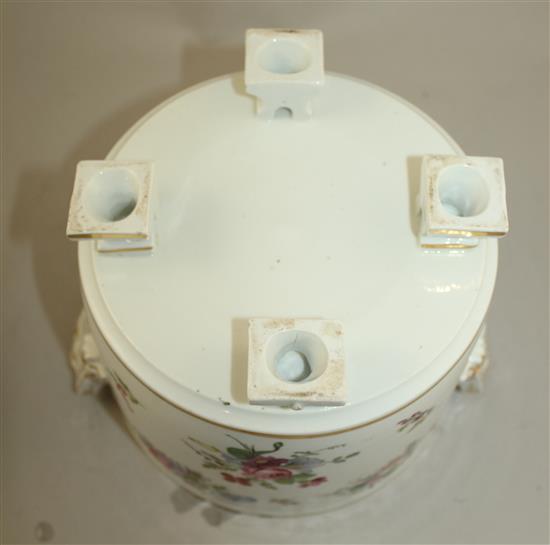 An English porcelain ice pail, early 19th century, 30cm